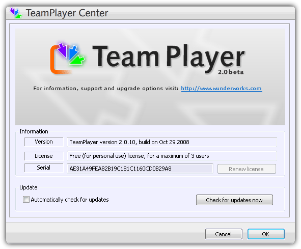 teamplayer free license