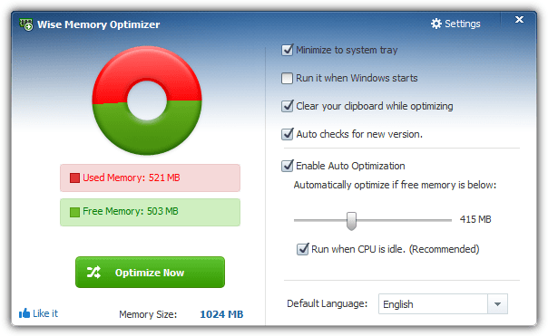 wise memory optimizer