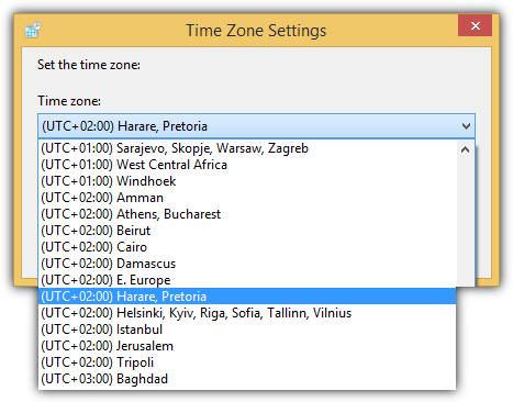 closest city timezone