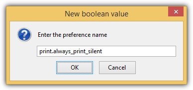 firefox always print silent