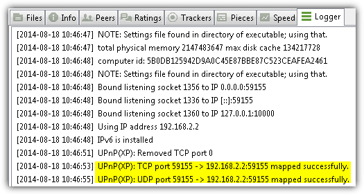 uTorrent UPnP