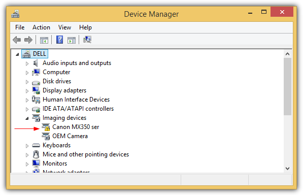 device manager exclamation mark