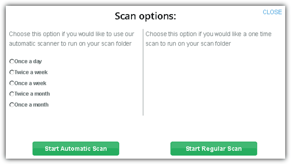 mypicguard scan options