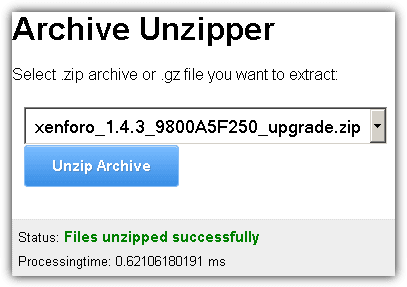 the unzipper