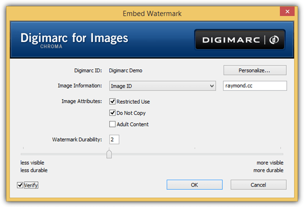 digimarc embed watermark