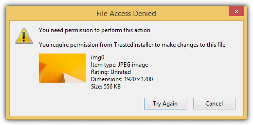 file access denied