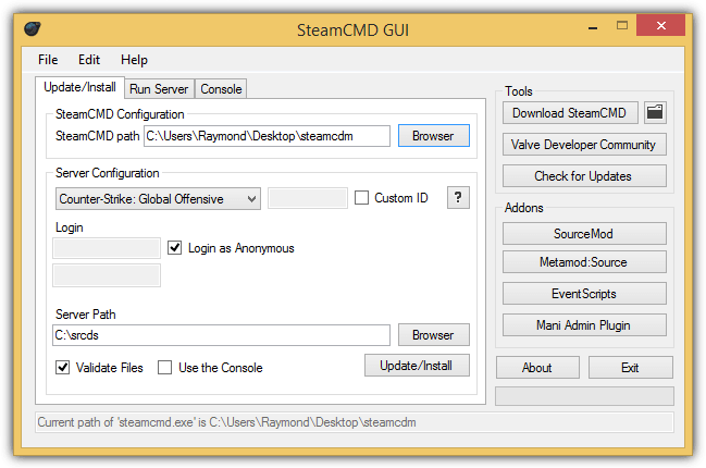 steamcmd gui