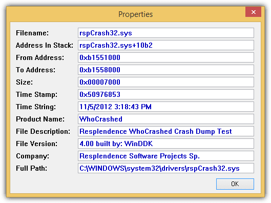 bluescreenview file properties