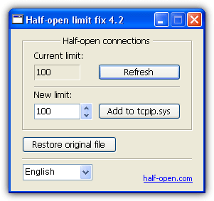 half open limit fix