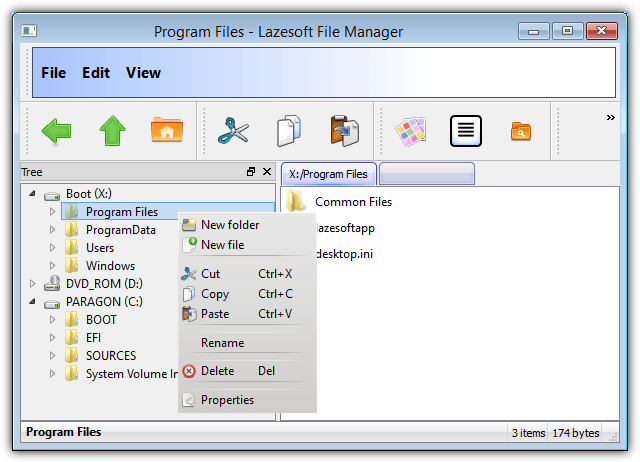 lazesoft file manager