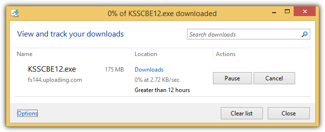 slow download
