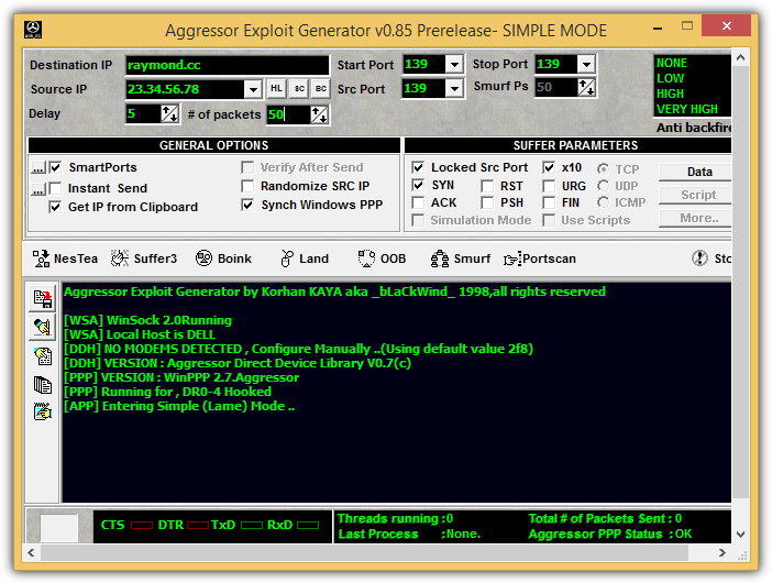 aggressor exploit generator