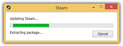 updating steam extracting package