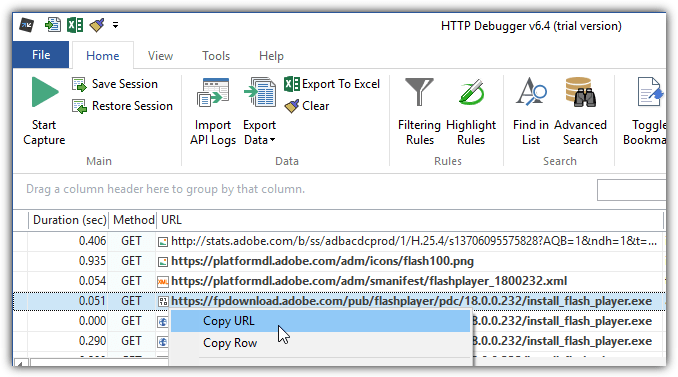 http debugger