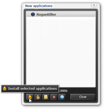 install new applications liberkey