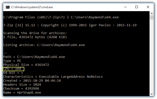 7z-check-cpu-architecture