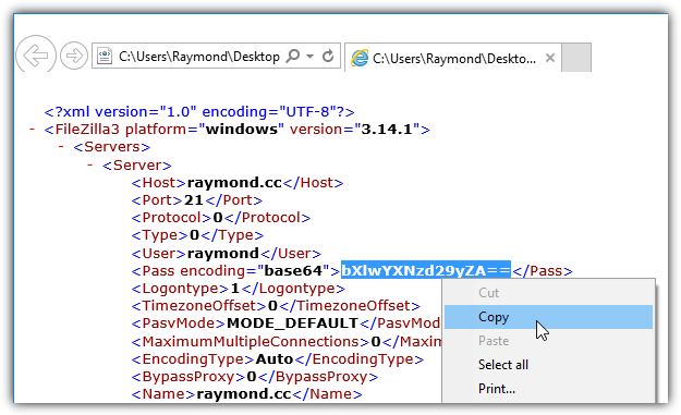 copy base64 encoding