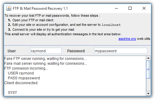 ftp password recovery