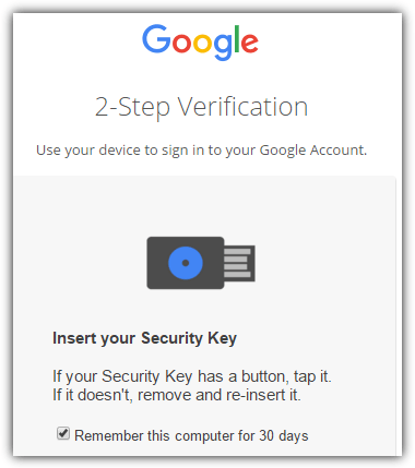 google login 2-step verification
