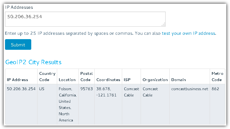 maxmind geo2ip2 demo