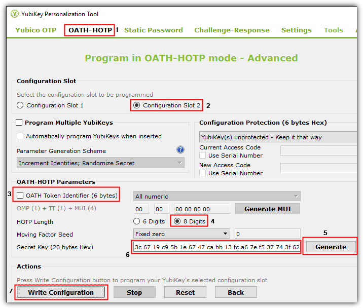 yubikey personalization tool keepass