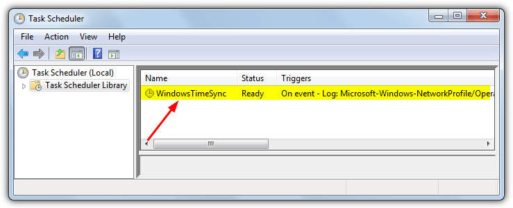 windowstimesync task