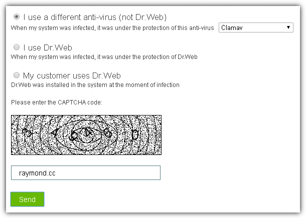 dr web decryption service