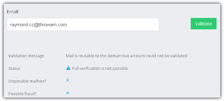 pca predict email verification