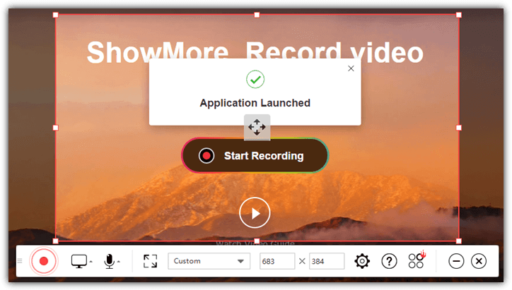 showmore application launched