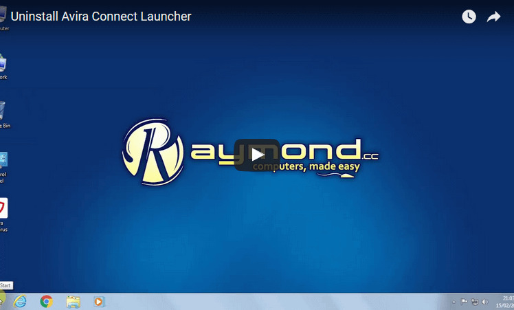 uninstall avira connect launcher