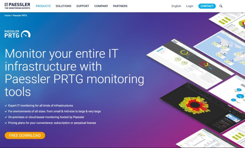 noc monitoring tool PRTG