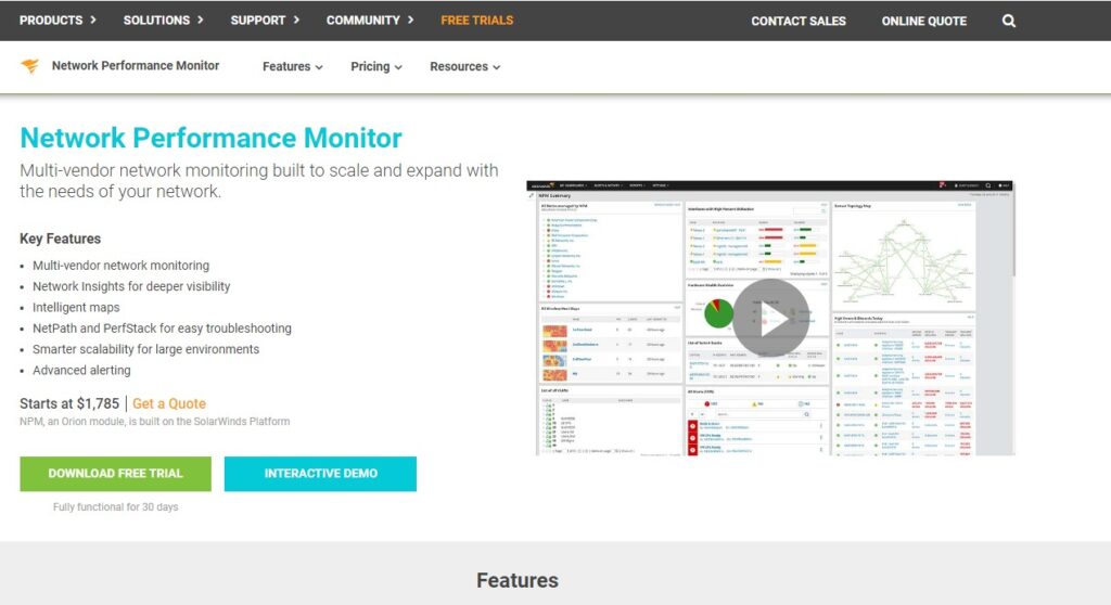 network performance monitor