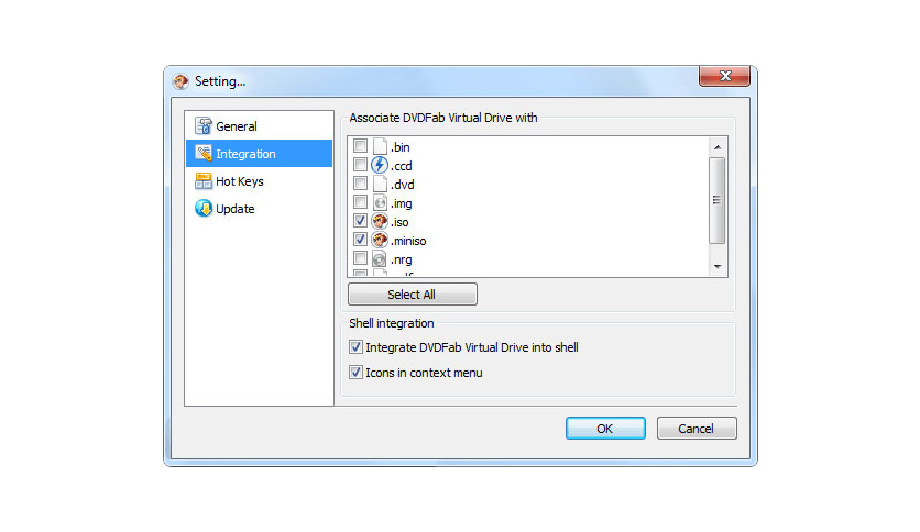DVDFab virtual drive software