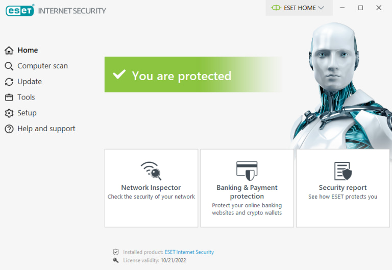 Eset internet security antivirus