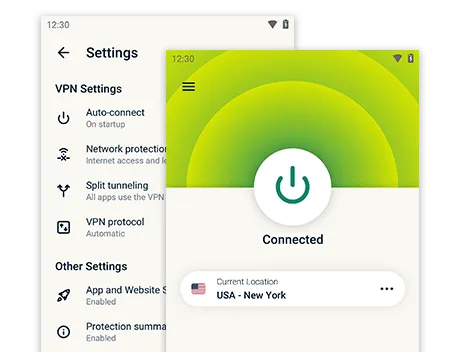 ExpressVPN dashboard