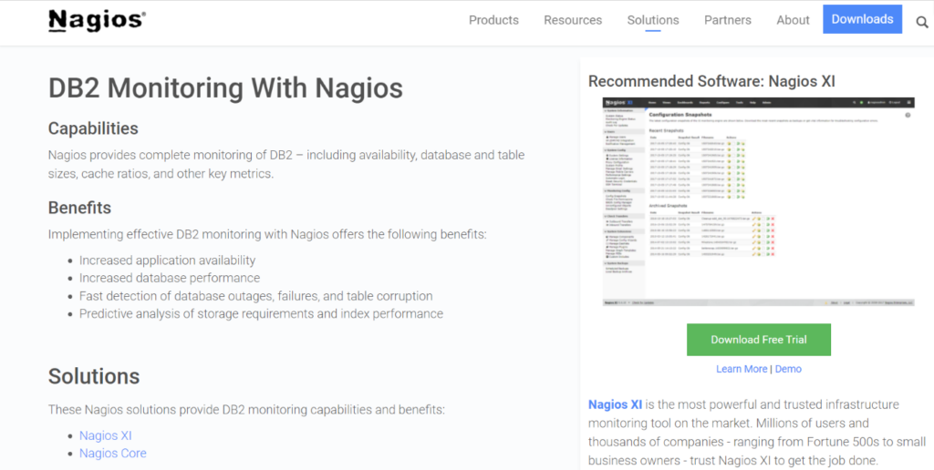 nagios db2 plugin