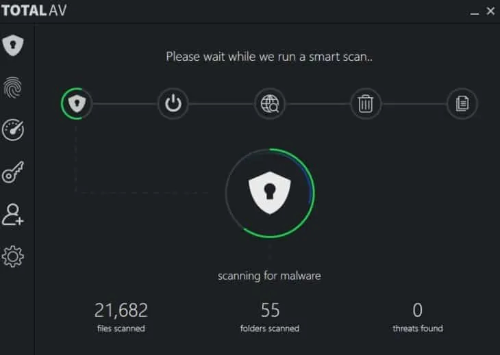 Totalav scan antivirus page