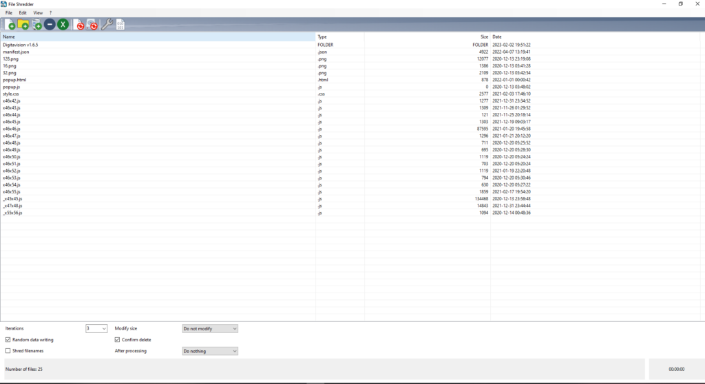 Alternate File Shredder - user-friendly tool