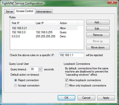 TightVNC Remote access Mac from PC