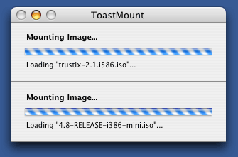 ToastMount  virtual drive Mac