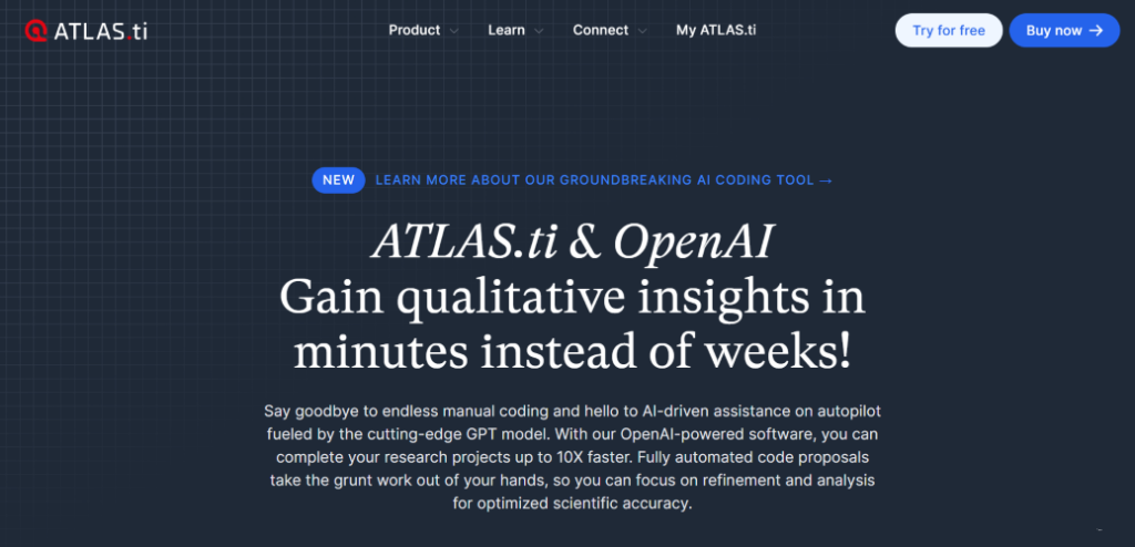 atlas.ti software to analyse qualitative data