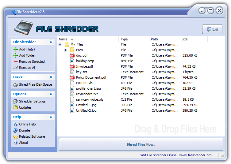  File Shredder  -  permanently delete