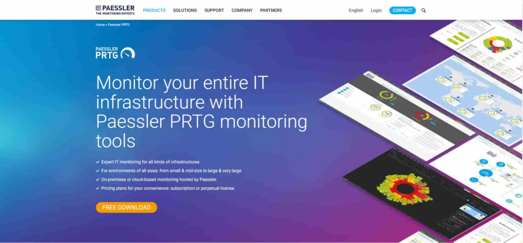 PRTG email monitoring tool