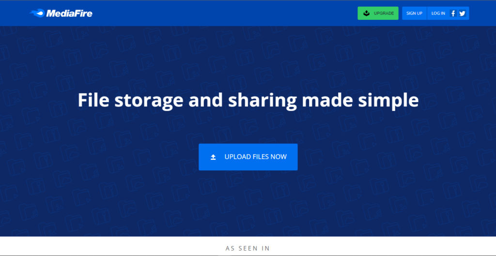 mediafire file hosting website