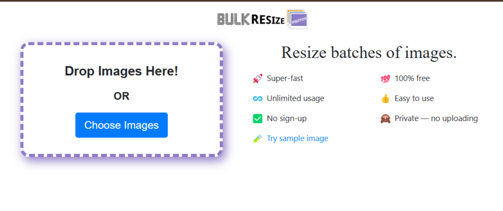 bulk resize