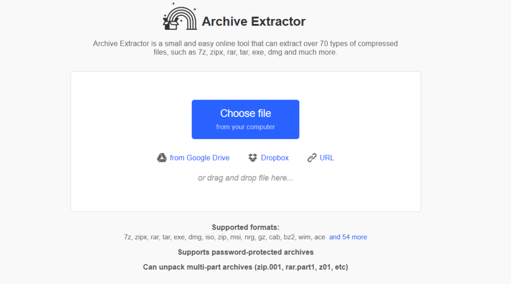 extract me archive extractor