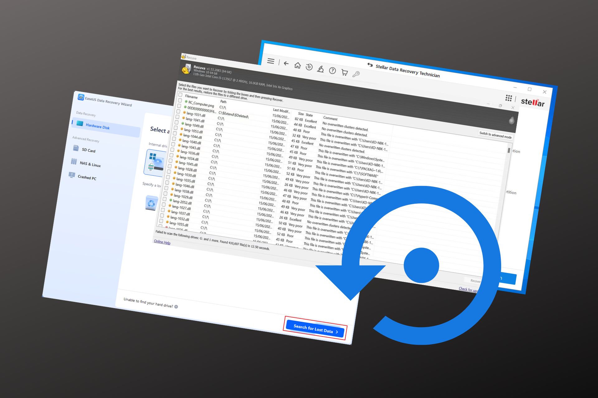 recover data from scratched hard drive