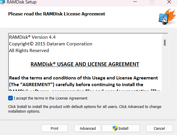 ramdisk setup